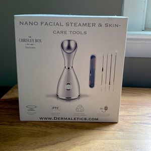 A Nano Facial Steamer & Skin Care Tools